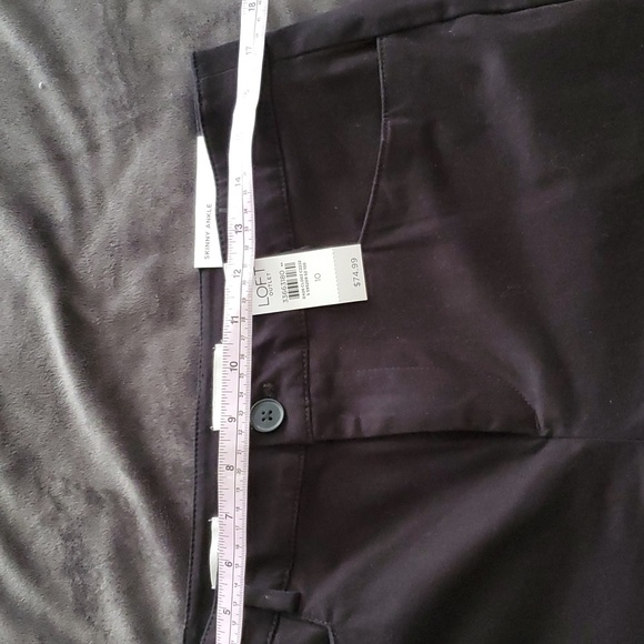 Loft Skinny Ankle Mid Rise Back Pants - Picture 4 of 6